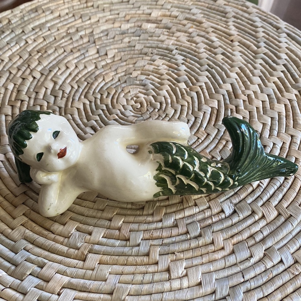 Vintage Porcelain Mermaid